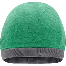 Myrtle Beach Heather Summer Mütze Green-Melange/Dark-Grey