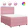 vidaXL Boxspringbett 140 x 200 cm Rosa