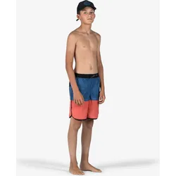 Boardshorts 500 blau/rot ROT|- 141-150cm 10-11J