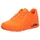 SKECHERS Uno Night Shades neon orange durabuck 36