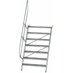 MUNK Aluminium-Treppe Stufen 60° 7 Stufen