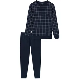 SCHIESSER Pyjama Fine Interlock Blau 56