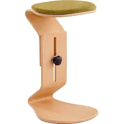Arbeitshocker MAYER SITZMÖBEL "myERCOLINO", gelb (senfgelb), B:38cm H:55cm, Hocker, Bürohocker Hocker