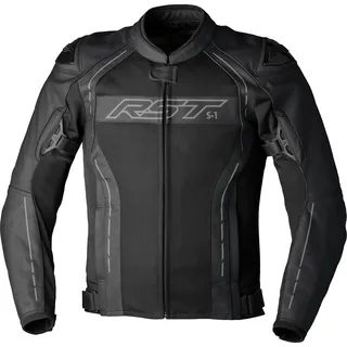 RST S-1 Mesh Motorrad Lederjacke, schwarz, 3XL