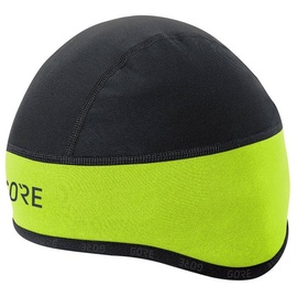 Gore Wear GORE® C3 Windstopper Helmet Kappe, neon yellow/black, 56