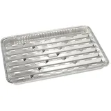 Papstar Grillschale 2,5 cm x 23 cm x 34 cm Aluminium silber