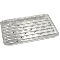Papstar Grillschale 2,5 cm x 23 cm x 34 cm Aluminium silber