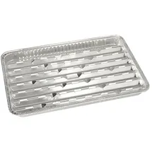 Papstar Grillschale 2,5 cm x 23 cm x 34 cm Aluminium silber
