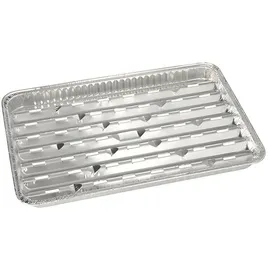 Papstar Grillschale 2,5 cm x 23 cm x 34 cm Aluminium silber
