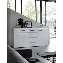 Innostyle Sideboard SPIRIT PLUS weiß Hochglanz MDF, weiß