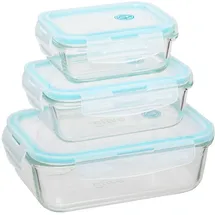 5 five simply smart 5five Simply Smart Frischhaltedosen-Set, Clipeat glas
