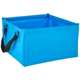 CARTREND Faltbare Camping Waschschüssel 15 Liter blau