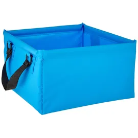 CARTREND Faltbare Camping Waschschüssel 15 Liter blau