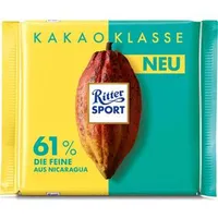 Ritter-Sport Tafelschokolade Die Feine Nicaragua, 61% Kakaogehalt, 100g