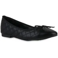 VAN HILL Damen Klassische Ballerinas in Schwarz
