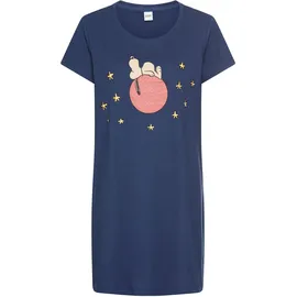 Peanuts Nachthemd mit Snoopy-Druck Blau 44/46
