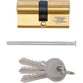 BGS Schließzylinder Metall 60 mm gold