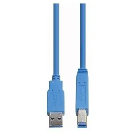 E+P Elektrik USB-A auf USB-B 2,5 m Blau