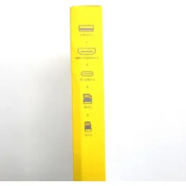 Baseus USB C Hub 7 in 1 Adapter mit 4K@60Hz HDMI, 100W PD, 3 A 3.0 5Gbps, SD/TF Kartenleser, Docking Station für iPhone 15, Laptop MacBook/Surface Pro/iPad/Steam Deck/Rog Ally/Samsung