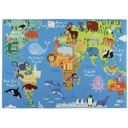 obsession Home Fashion Kinder-Teppich »Torino Kids«, Polyester, mehrfarbig - bunt