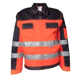 Warnschutz Bundjacke "KONTRAST" - 58 - orange/marine