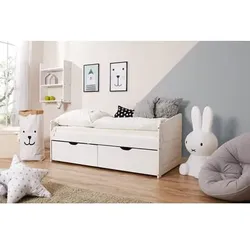 TiCAA Sofabett Micki mini mit 2 Schubladen
