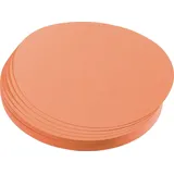 FRANKEN Moderationskarten orange Ø 14,0 cm, 500 Blatt