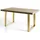 alpi möbel LOFT-U 160-260 x 77 x 90 cm Sonoma Eiche/beige