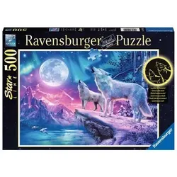 RAVENSBURGER 14952 Puzzle Wolf im Nordlicht