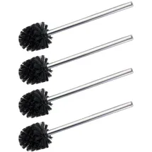 Wenko WC-Bürste 4er Set Silber/Schwarz