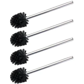 Wenko WC-Bürste 4er Set Silber/Schwarz