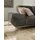 W.Schillig Ecksofa "run, Designsofa mit tollem Sitzkomfort, L-Form", grau (antracite s37), B:279cm H:88cm T:178cm, Longlife Xtra-Leder Z73: Naturwalkleder der Luxusklasse aus den erlesensten Rohhäuten.