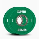 SF SUPRFIT Hantelscheiben Mini PU Bumper Plates, 1 kg, (2-tlg), Einzeln oder Paar