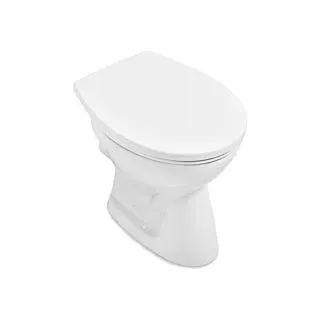 Villeroy & Boch Villeroy und Boch O.novo Stand-Tiefspül-WC 7618R001 36x48cm, spülrandlos, Abgang waagerecht, weiß