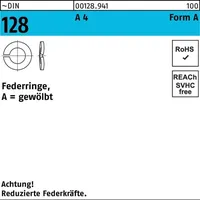 Hörger & Geßler Federring DIN 128 A 27 A 4 10 Stück