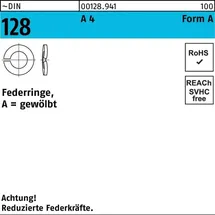 Hörger & Geßler Federring DIN 128 A 27 A 4 10 Stück