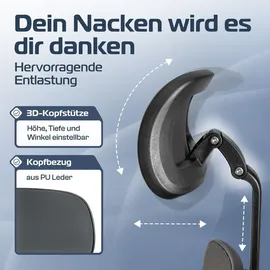 clouvou SmartSeat Ergonomisch Schwarz