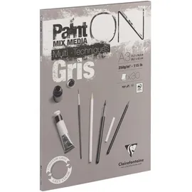Clairefontaine PaintOn Block 1 St. 250 g grau