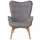 CLP Lounger Durham Stoff grau