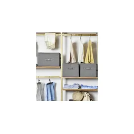 Songmics Aufbewahrungsbox 30 x 40 x 25 cm 3-tlg. grau