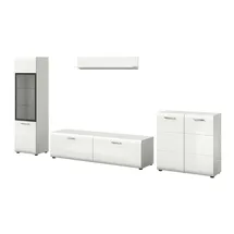 Möbel Kraft Wohnkombination ¦ weiß ¦ Maße (cm): B: 305 H: 160