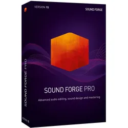 Magix Sound Forge Pro - (v. 15) - Box-Pack - DVD, Download
