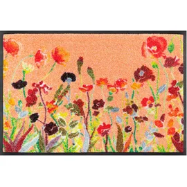 Wash+Dry Wildflowers 50 x 75 cm Orange/Rot