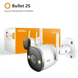 Imou Bullet 2S, IP-Sicherheitskamera, Drinnen, Verkabelt & Kabellos, Extern, CE,