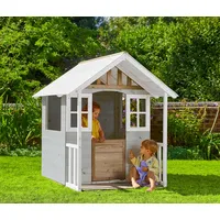 Zwerkules Valli Kinder Spielhaus für den Garten Holz