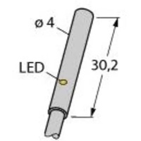 Turck Sensor bündig PNP, Schließer BI1-EH04-AP6X