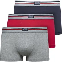 Jockey Boxershorts Cotton Stretch grau 3er Pack 3XL