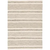 Pergamon Natur Teppich Wolle Rana Streifen (120 x 180