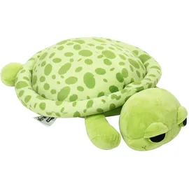 Dehner Lieblinge Hundespielzeug Turtle, mit Quietscher, ca. 36 x 29 x 36 cm, Plüsch, grün