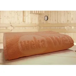 WEKA Saunahandtuch, BxL: 70x180 cm, 100% Baumwolle - orange